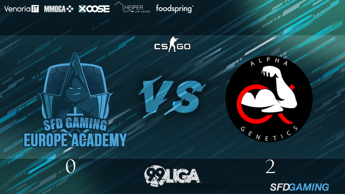 SFDGaming's tweet photo. 🔵#CSGO EU-Academy Team⚪️
▶️ Leider mussten wir uns auf
beiden Maps geschlagen geben. ggwp #AlphaGenetics
#goSFD #feelBLUE #feelSFD #Esports #TwitchDE #Cast https://t.co/dr4eRPNlhi