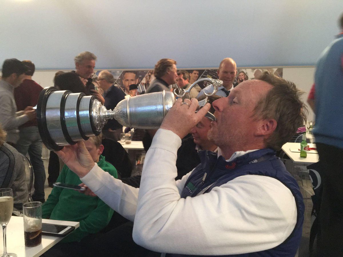 KenyonPutting's tweet photo. Itβs Open week, so hereβs one of my favourite Open Memories,2016 Troon.Β
Champagne tastes nice, but it tastes even nicer out of the Claret Jug.Β
A memorable week and an even more memorable performance by Henrik.
#philkenyon #mikekanski #putting #golfputting #practiceputting https://t.co/KuX3P4OLSg