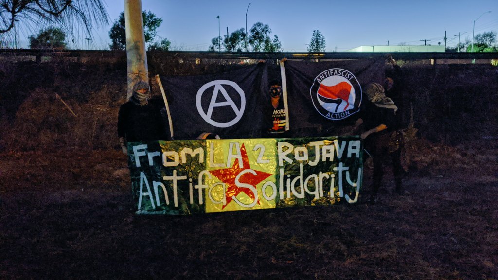 AARF_LA's tweet image. From Los Angeles to Rojava! Antifascist solidarity!
#NoPasaran
#RojavaRevolution
#Riseup4Rojava
#StopTurkey