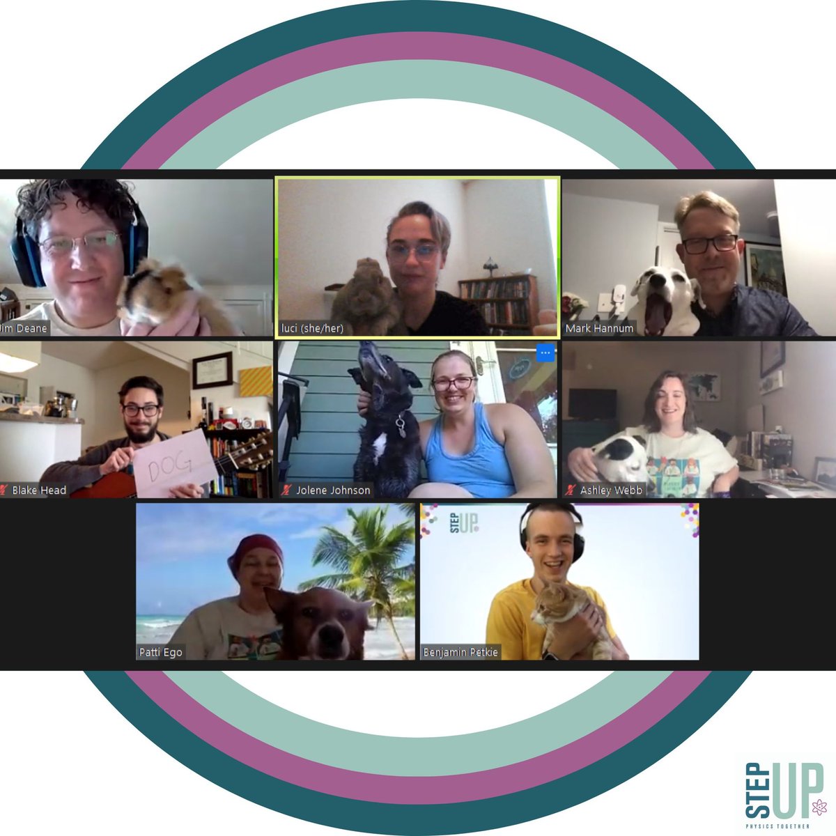 STEPUPphysics's tweet photo. Our ambassadors have worked hard this weekend! Check out these fun group photos! #STEPUPsummit #STEPUPphysics https://t.co/1VkQfDEW4h