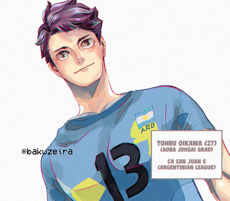 Haikyuu | Tooru Oikawa (Argentina Team) [first] Minecraft Skin