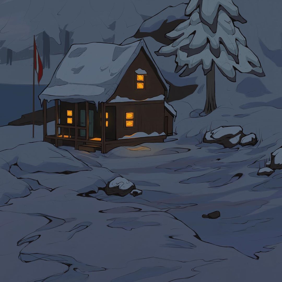 TLDTurkiye's tweet photo. #TheLongDark Sessiz Kıyamet'in çizim çalışması. https://t.co/fMceHomBA9