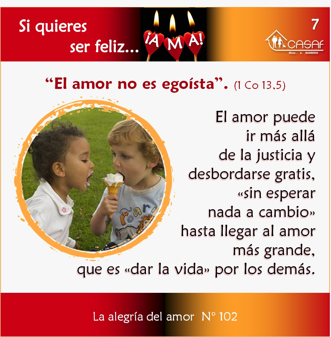 casafzipa's tweet photo. "El amor no es egoísta"
1 Corintios 13,5
#SiQuieresSerFeliz #CASAF #cuarentena #oración #reflexion #amor https://t.co/EeMbonDQXF