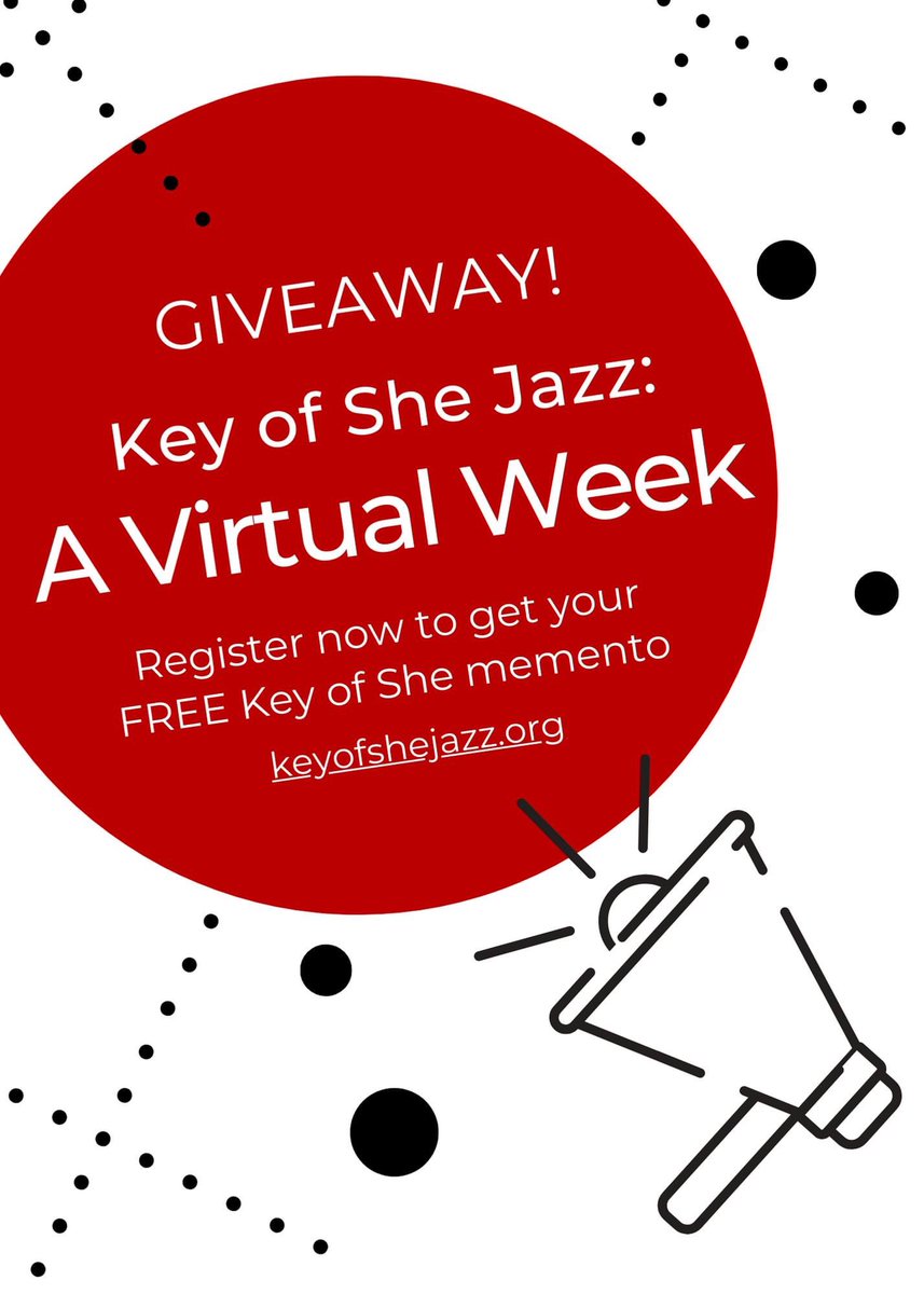 KeyofSheJazz's tweet photo. Register now for #KeyofShe Virtual Week to claim a free memento! We are hosting a week of sessions August 3-7, 4-5 pm EST daily. You won't want to miss out on the awesome sessions! Check out our schedule for the week and register FREE https://t.co/oEG19TIeWn. See you there!! https://t.co/wxXKCfh2gq
