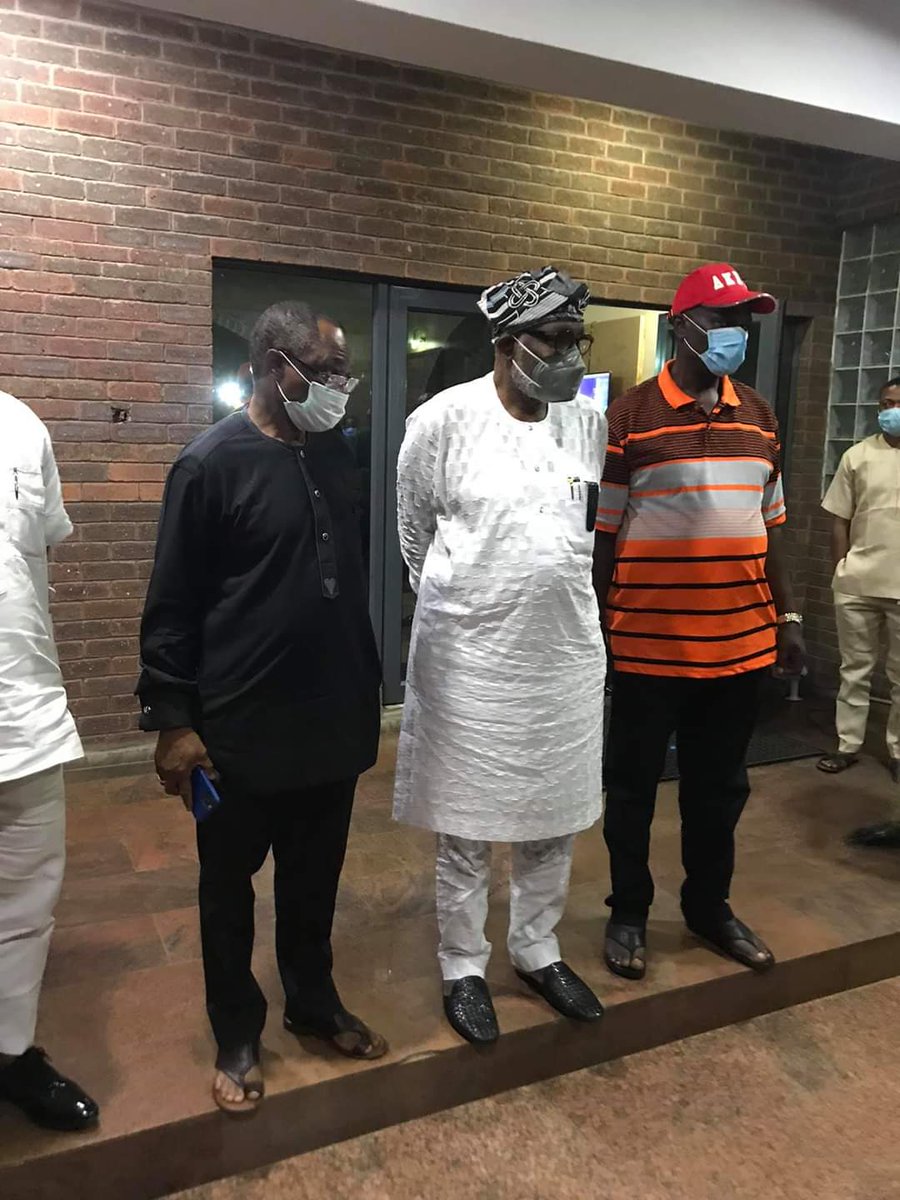 OndoFirstBorn's tweet photo. BREAKING: IFE OYEDELE steps down for AKETI, declares support for him. 

Press briefing ongoing currently. https://t.co/gsfAk5zDFf
