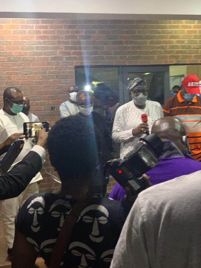 OndoFirstBorn's tweet photo. BREAKING: IFE OYEDELE steps down for AKETI, declares support for him. 

Press briefing ongoing currently. https://t.co/gsfAk5zDFf
