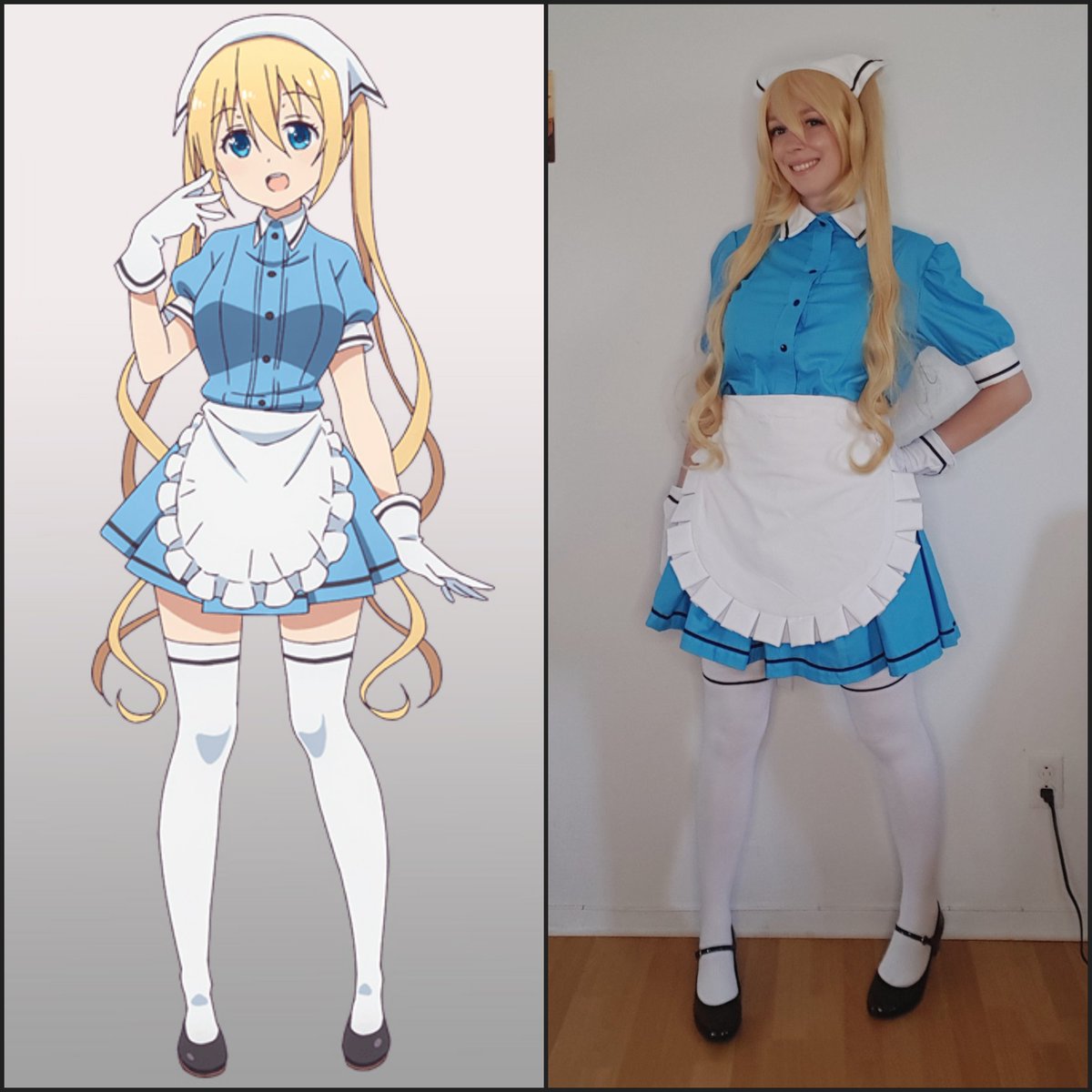 S h e y a on Twitter: "🍮 NEW COSPLAY 🍮 Kaho Hinata from Blend-S ✂️ Selfmade cosplay Tsudere are my favorites characters. 💕 #BlendS #KahoHinata #Cosplay #Cosplayer #Maid #Tsundere #