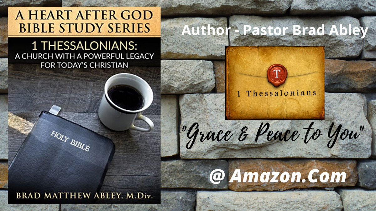 AuthorBradAbley's tweet photo. Introducing #1Thessalonians #BibleStudy #GrowInGod #Grace #Peace #NewTestament #Church #Christian 
https://t.co/JjBSkhpNJ0 https://t.co/dYuaGjgNm8