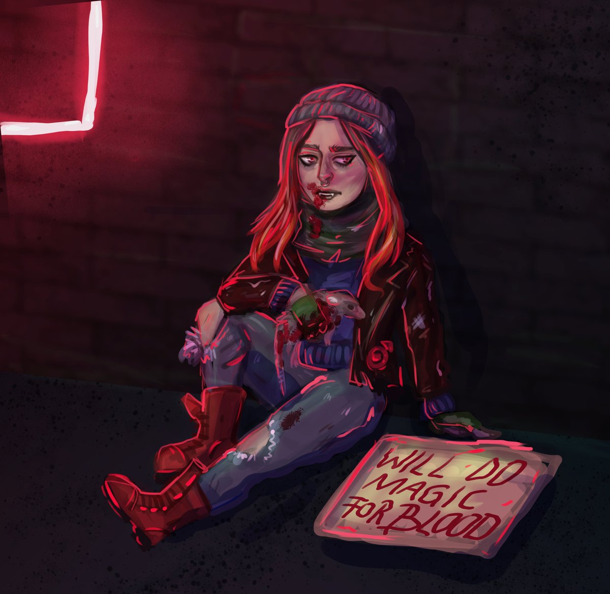 corporatebat's tweet photo. "You're young. You'll fight over scraps."
#tremere #bloodlines2 #vtmb #vampirethemasquerade #vamily #vampirethemasqueradebloodlines #vtm #whitewolf #fanart #blood #camarilla https://t.co/JkXzAQ1IcV