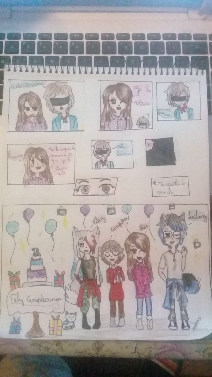 chicastar133's tweet photo. Aquí le dejo a @LannyBon  su regalo atrasado , espero que te guste , no soy tan buena dibujando pero le di todo mi esfuerzo , te deseo lo mejo https://t.co/F1wYyFGdKG