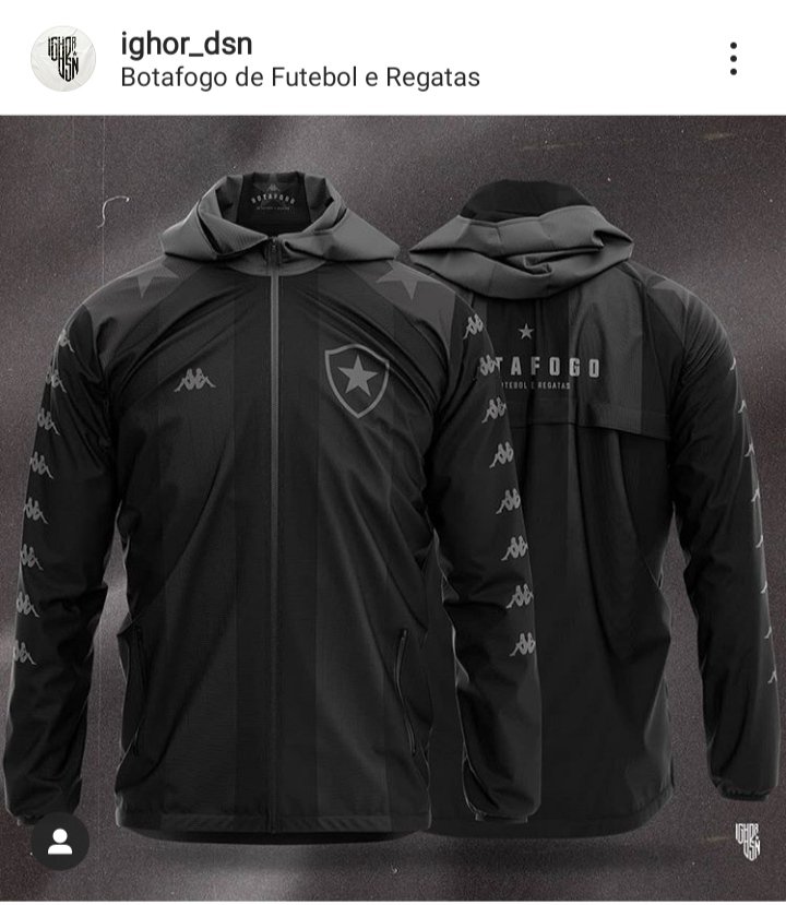 corta vento do botafogo