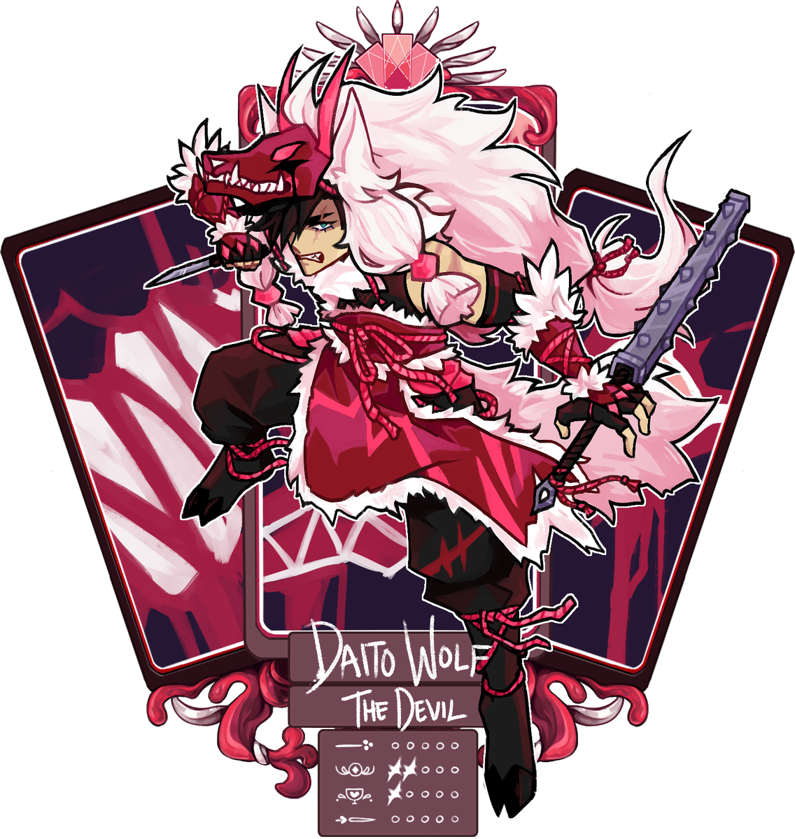 Oc I Drew Wolf Some New Art For His Ne Chu Mhs2 Ggst Artfight Cyberpunk のイラスト