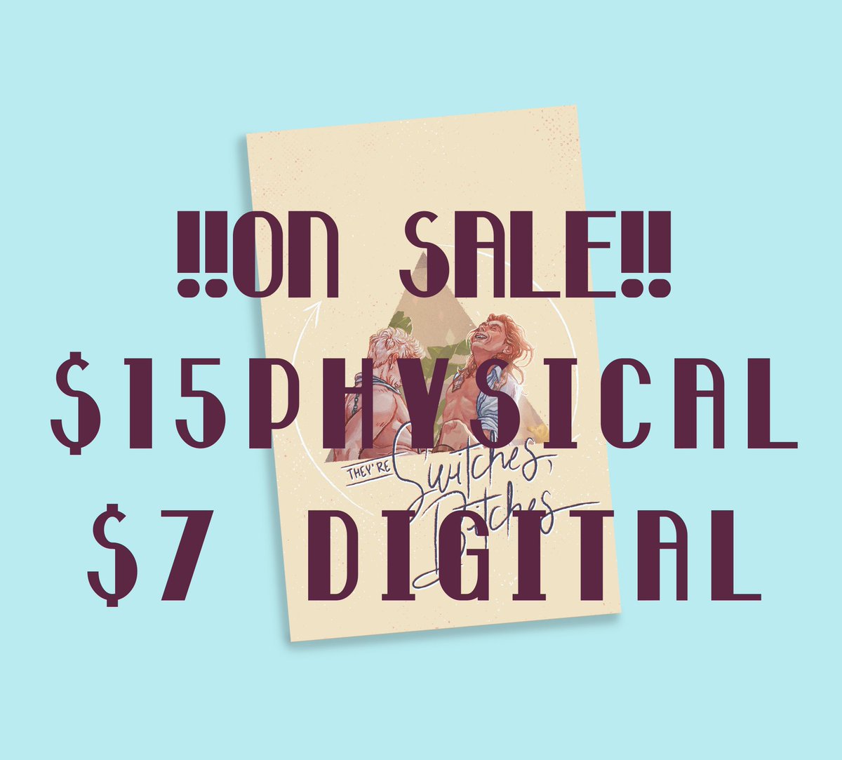 switchesbitches's tweet photo. Physical and digital copies of the zine go on sale TOMORROW! Don't miss out! 

$15 physical, $7 digital

https://t.co/yI1FzXqqRT

#GoodOmens #Aziraphale #Crowley #IneffableHusbands #GoodOmensZine https://t.co/3swyak9OSJ