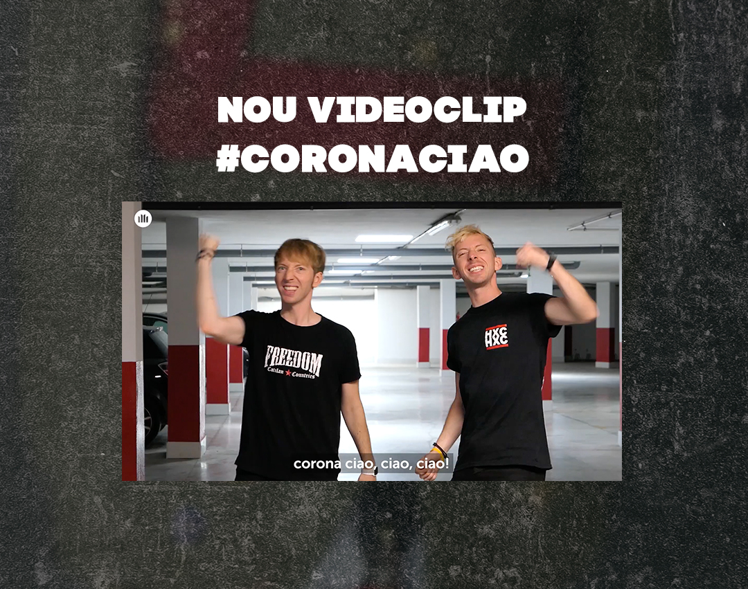 "Molta sang blava
però el diner negre.
Corona ciao, corona ciao, corona ciao, ciao, ciao!"

VÍDEO: youtube.com/watch?v=jnWtSc…
#CoronaCiao <a href="/omnium/">Òmnium Cultural</a> <a href="/xeic_oficial/">XEIC!</a> <a href="/aitor_xeic/">Aitor_cugat</a>