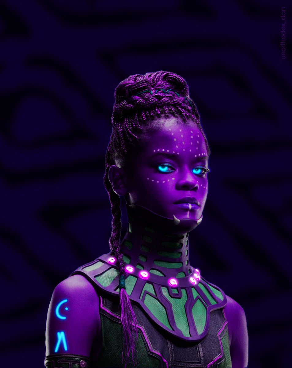 unorthodox_dan's tweet photo. So earlier today I had an idea for an art series. The concept is Wakandans have had too much exposure to Vibranium over the years and it starts to cause mutations and (as per comics) grants them abilities.
Still a WIP, though. https://t.co/bMU6fE5M81