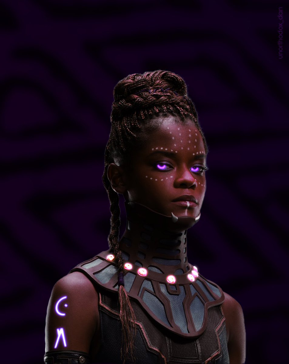 unorthodox_dan's tweet photo. So earlier today I had an idea for an art series. The concept is Wakandans have had too much exposure to Vibranium over the years and it starts to cause mutations and (as per comics) grants them abilities.
Still a WIP, though. https://t.co/bMU6fE5M81