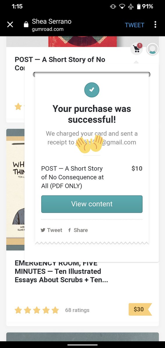 akerleyj's tweet photo. Don't know why I waited so long @SheaSerrano https://t.co/FpKi7mzu0P