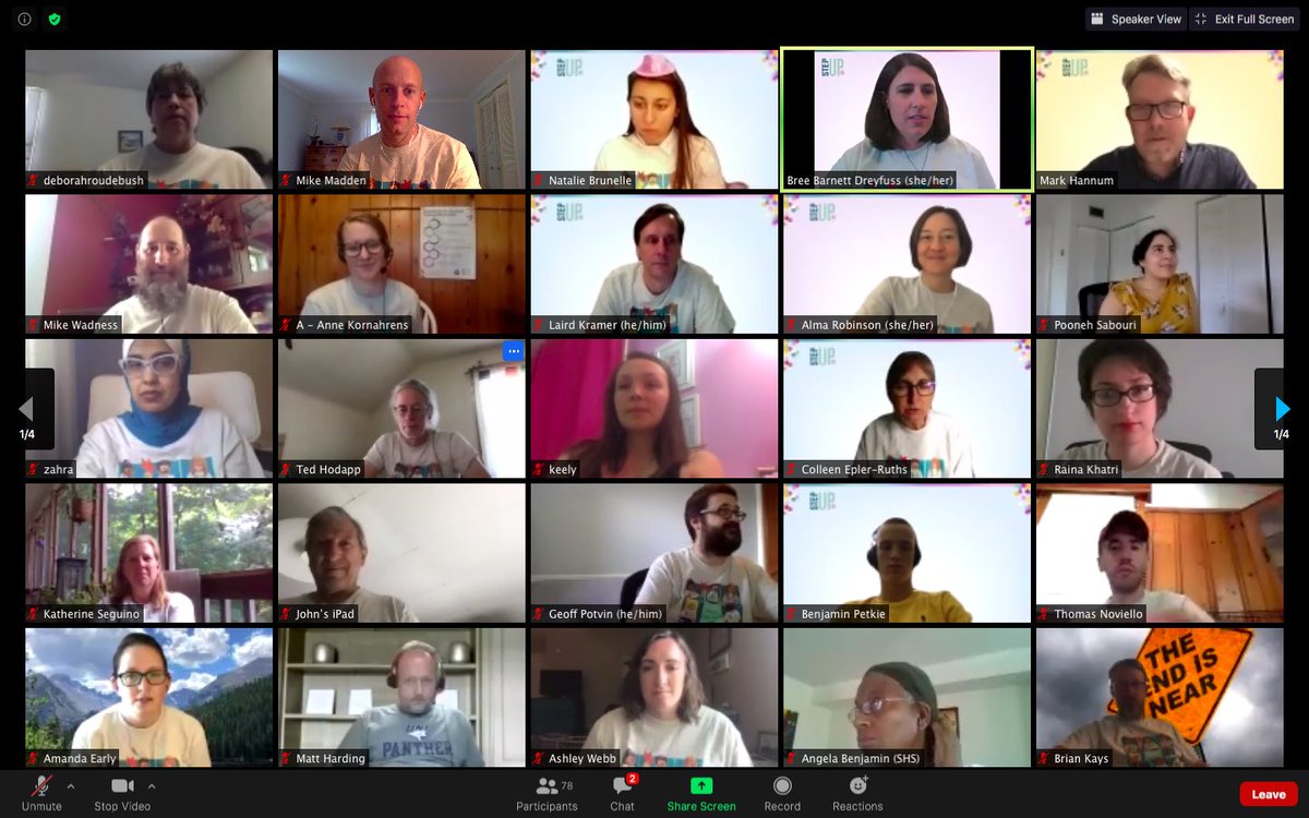 msquaredphysics's tweet photo. Awesome virtual workshop @STEPUPphysics ! Very humbling working along side such talented educators. #STEPUPSummit https://t.co/0kgBu0pAp4