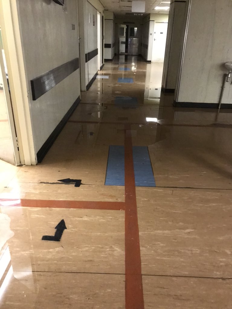 Parirenyatwa Hospital is flooded-welcome to the “real” world