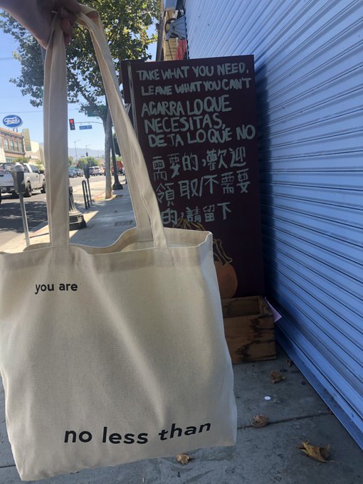 forgot to mention on here but yesterday we put 100 cloth washable masks from nolessthan at the highland