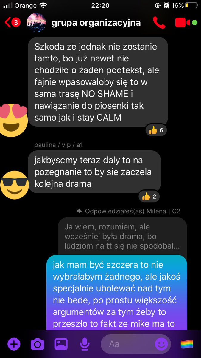 oohmyhemhem_'s tweet photo. osobo która wynosisz z grupy organizacyjnej, jak już to robisz to wysyłaj ss wszystkiego, a nie tylko tego co tobie się podoba i jest nas w ciul i każda ma inne zdanie, ale nikt nie chce rezygnować z tego na poważnie XD jesteście śmieszni #noshametourkrakow https://t.co/NE88Z3PTHq