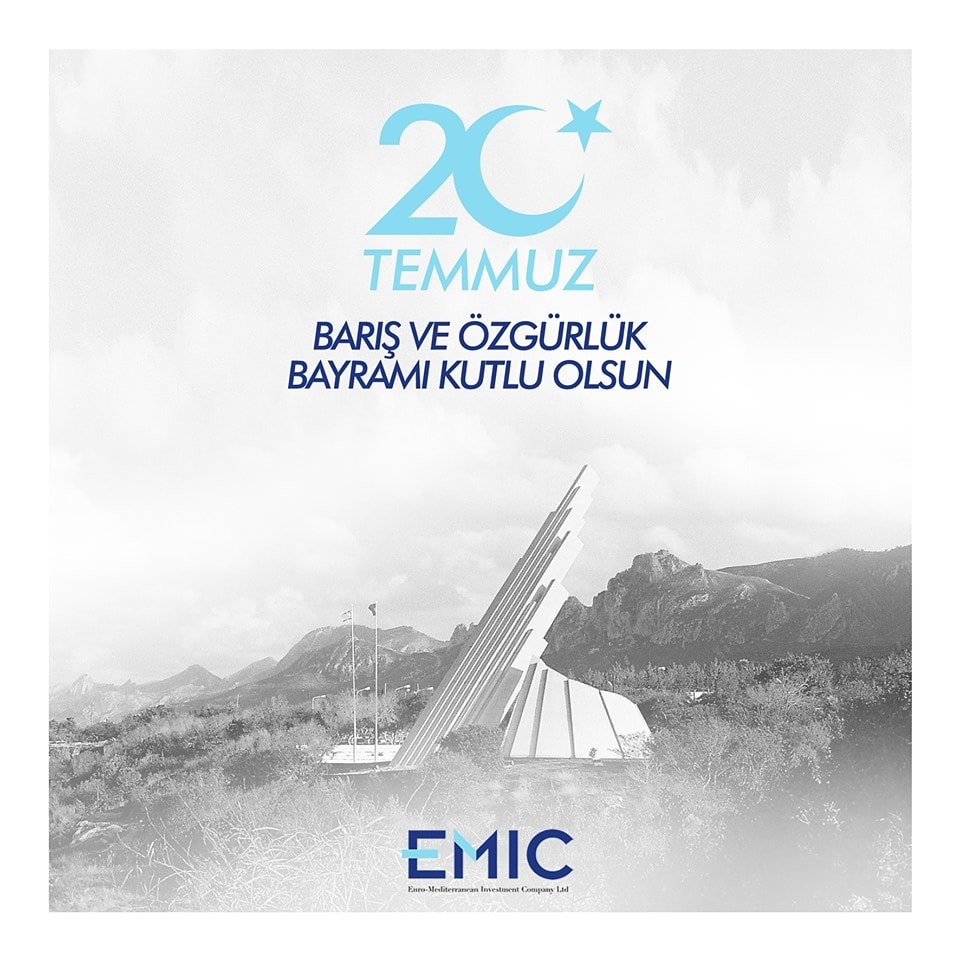 20 Temmuz Barış ve Özgürlük Bayramımız kutlu olsun ! #kktc #20temmuz