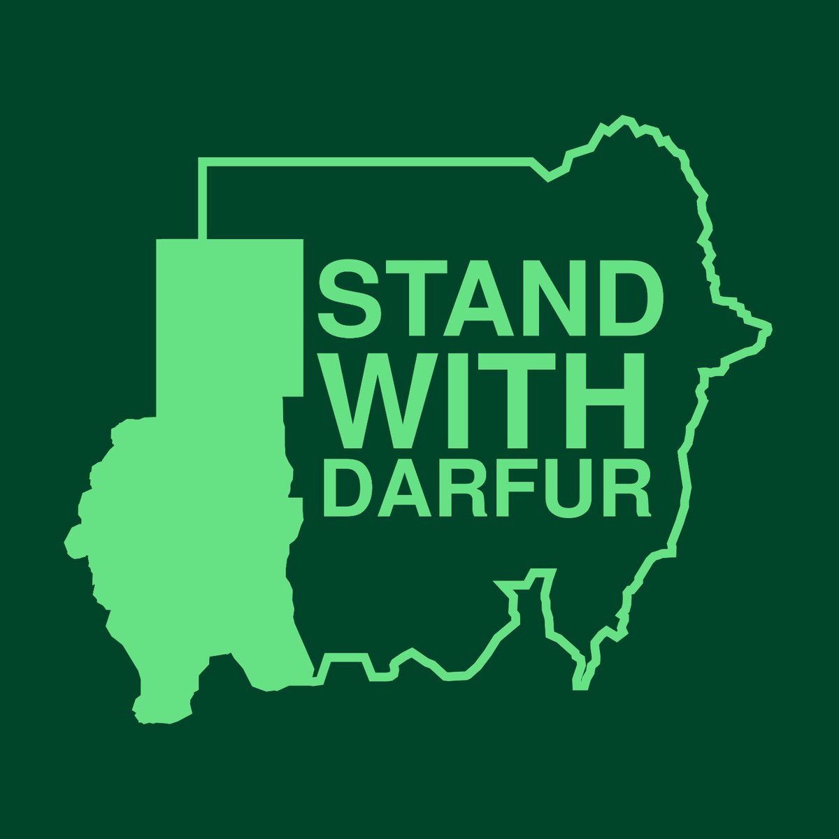 AzzaHosh's tweet photo. #greenforDarfur #StandWithDarfur https://t.co/aWLizIwF3J