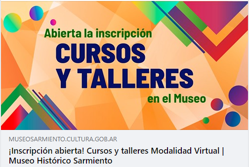 MuseoSarmiento's tweet photo. 💻 Cursos virtuales 💻
🎉Conocé la variada oferta de cursos y talleres virtuales ✔️Arte ✔️Historia ✔️Filosofía ✔️Música ✔️Ciencia - ✔️Dibujo ✔️Teatr 👉 https://t.co/wHOYQlpRVI
🗓️ Inicio agosto ℹ️ talleresycursosmhs@gmail.com
#Cursos #Talleres #ActividadesVirtuales
#comisc https://t.co/ezKl4wtZtq