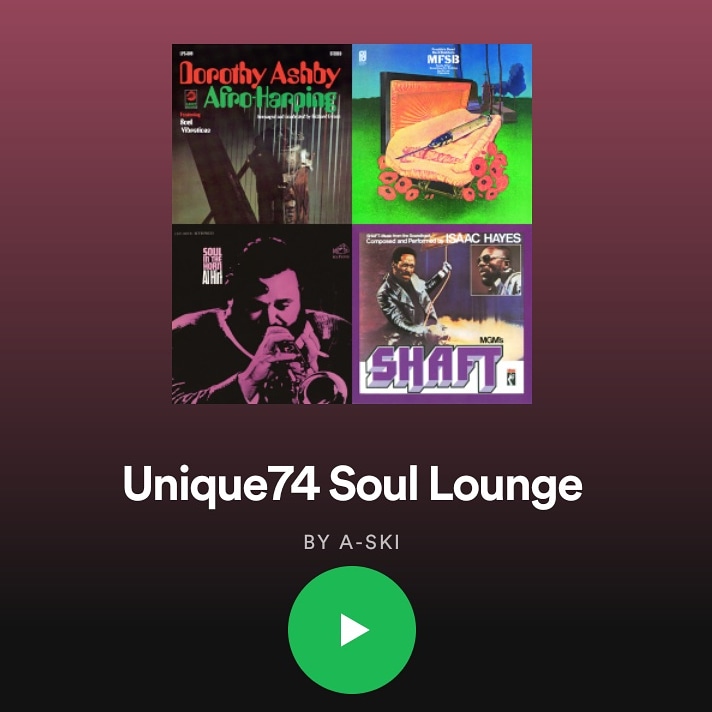MrUnique74's tweet photo. I curated an eclectic playlist of soulful treats and favorites @spotify vibes big high for your immune system..Enjoy.. #djaski #Unique74 https://t.co/napOOEDFRH