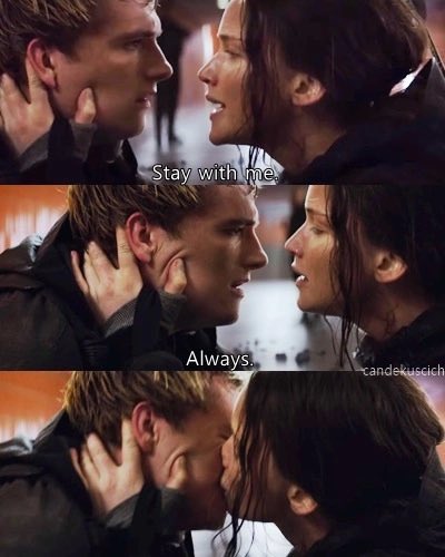 also how he overcame the mental abuse by the capitol and was able to love katniss again 