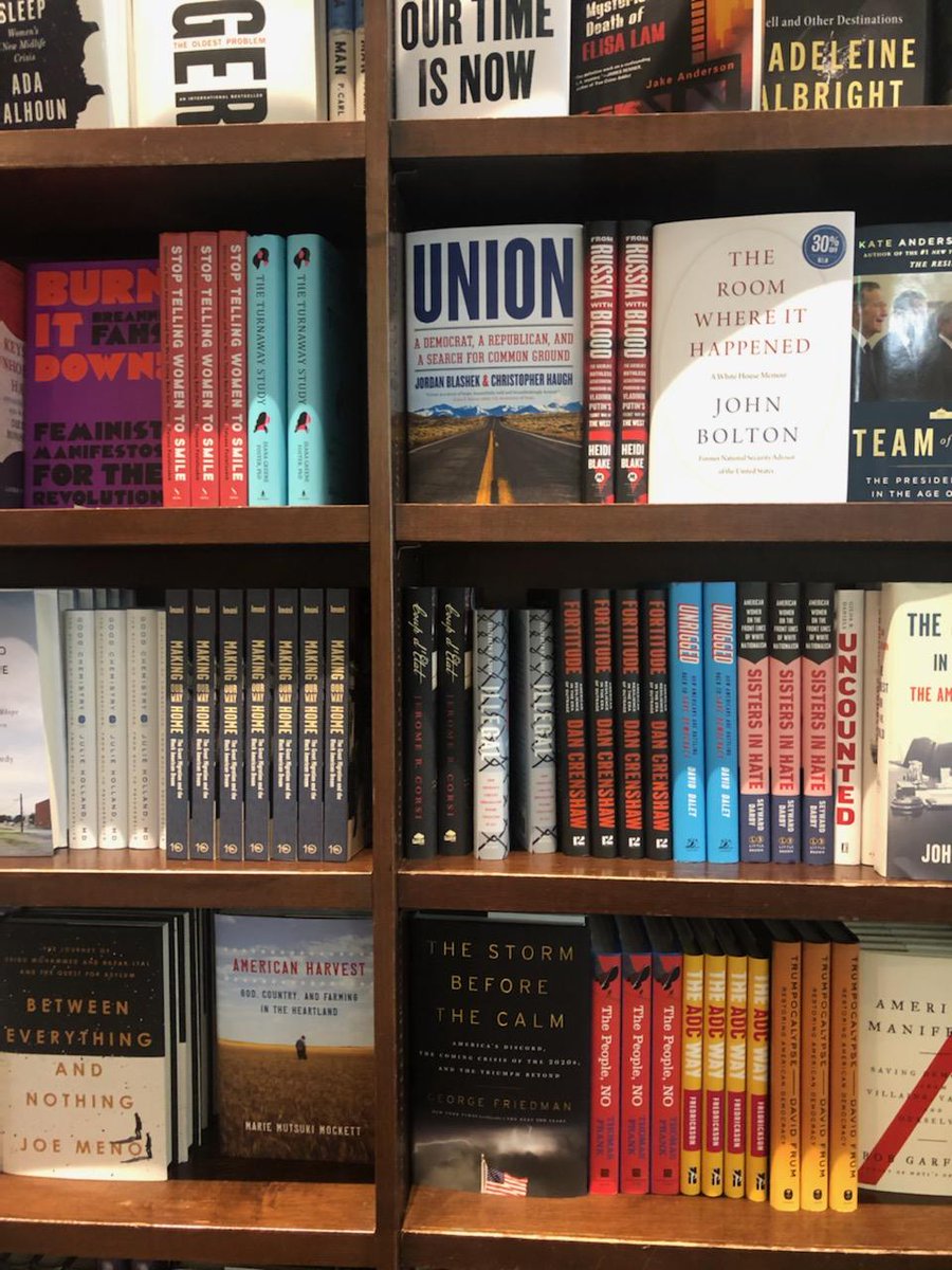 MarineMama1's tweet photo. I spy @barnesandnoble Union Square...the best book of the year: #UnionTheBook #Union @c_haugh @JordanBlashek #Bestseller https://t.co/xKsN6yTpec