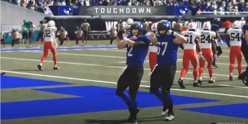 AtlantaBullets's tweet photo. BANG BANG! Final game redemption as Easton Stick passed for 2 TD and 278 yards yard. Got his inner Murray with advise from the man himself and rush for 2 rushing TD. 7-9 does not show who we are, but it does show how hard we want to improve. Be proud of who we are! https://t.co/BDM66MpKam