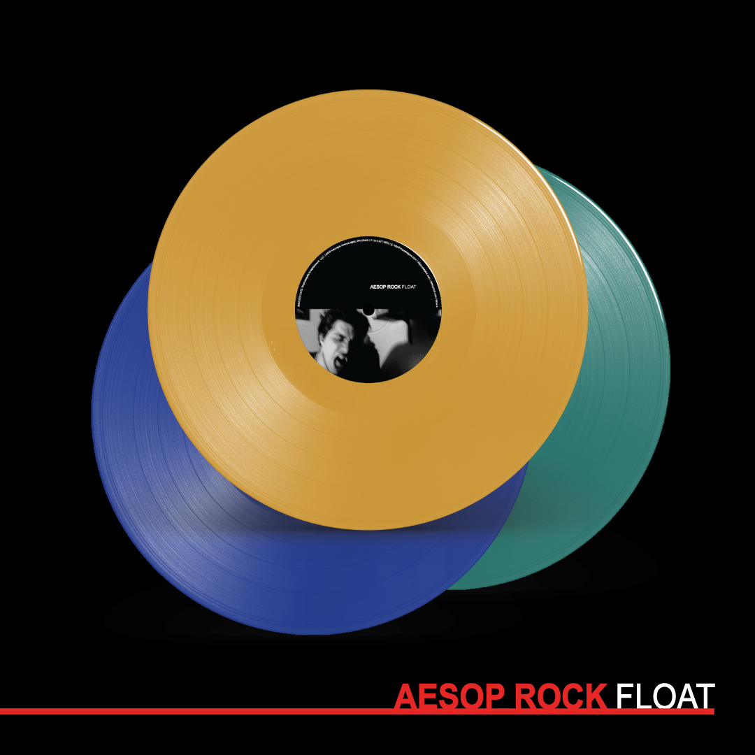 AesopRockWins's tweet photo. 20 year anniversary Float vinyl - pick a color over at  https://t.co/FI6qgqj8VG https://t.co/EpWSBjAqTD