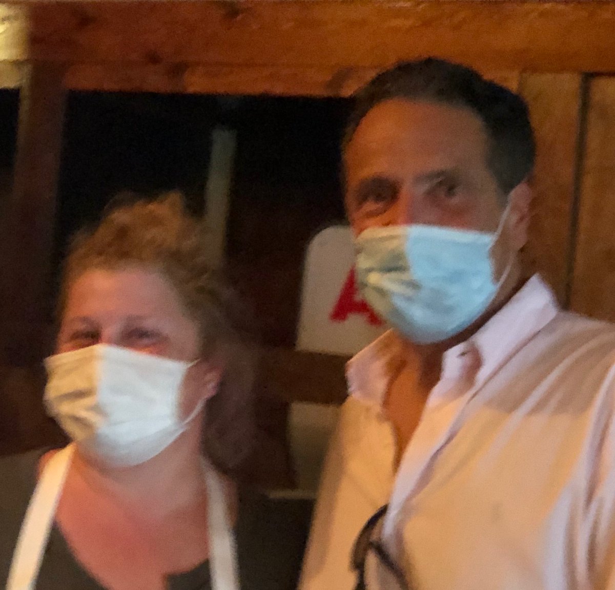 NYGovCuomo's tweet photo. Had a great time outdoor dining with Michaela at The Local 217 Taproom & Kitchen in Albany. Thanks to owner Susie for the great food & being a model of perfect COVID safety compliance! https://t.co/I4ilHSQtPn