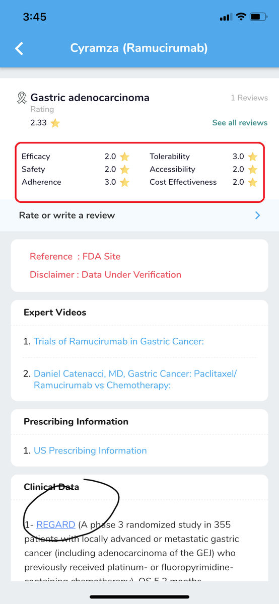 OncoPower's tweet photo. Great analysis! Hard to know this by accessing individual studies at point of care. This is the sort of curated info #oncopower is working to deliver at the using #digitalhealth +#Rating+#realworlddata from #EHR. #Cancer https://t.co/dWBTgPEMeh
