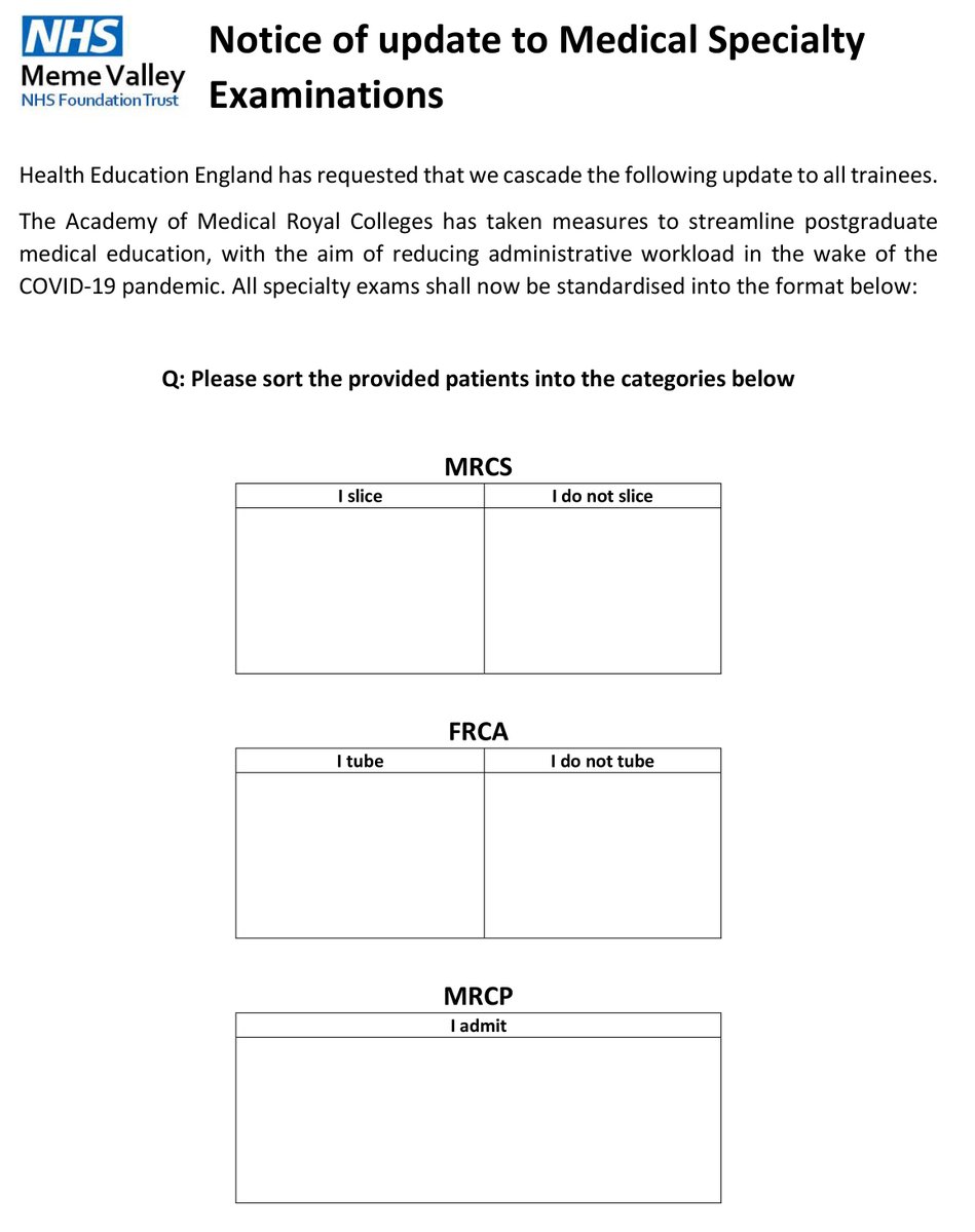 memevalleynhs's tweet photo. Important update for our trainees: https://t.co/w97YUohLNO
