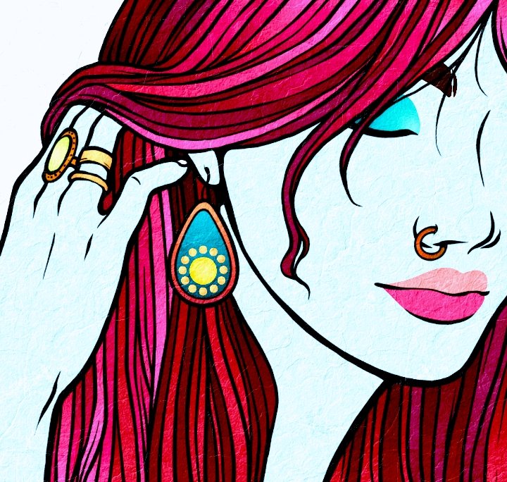 BCunningswine's tweet photo. I love the coloring app Recolor because even if you only get one free picture a day they are usually really cute. This is a Fae woman I colored in last night. #recolor #pinkhair #coloring #coloringapps https://t.co/FDs0gpMKV5