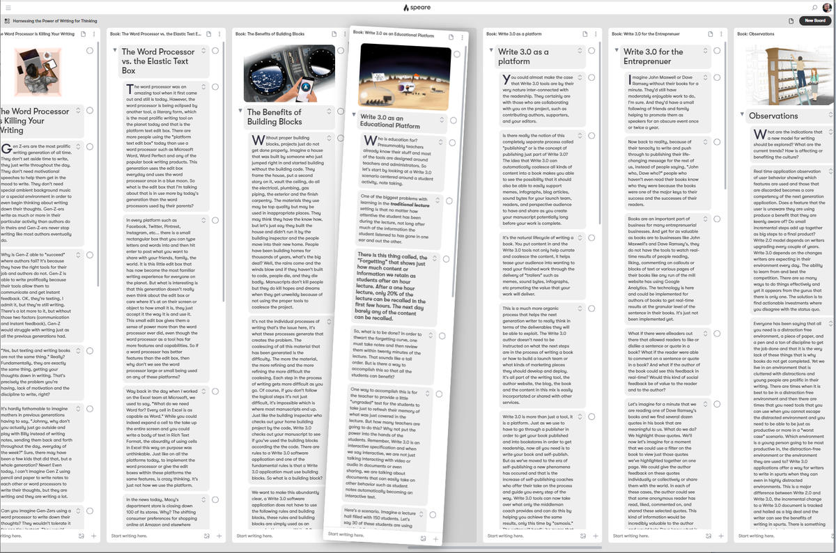 SpeareApp's tweet photo. What do you get when you marry Google Docs and Text Messaging?
Speare. Speare is short for Shakespeare because it makes short work of thinking and writing.
#speare #SpeareApp #writing #writingtools #writingsoftware #writingapps #productivity #WritingCommunity #success https://t.co/66N43Ur5Rh