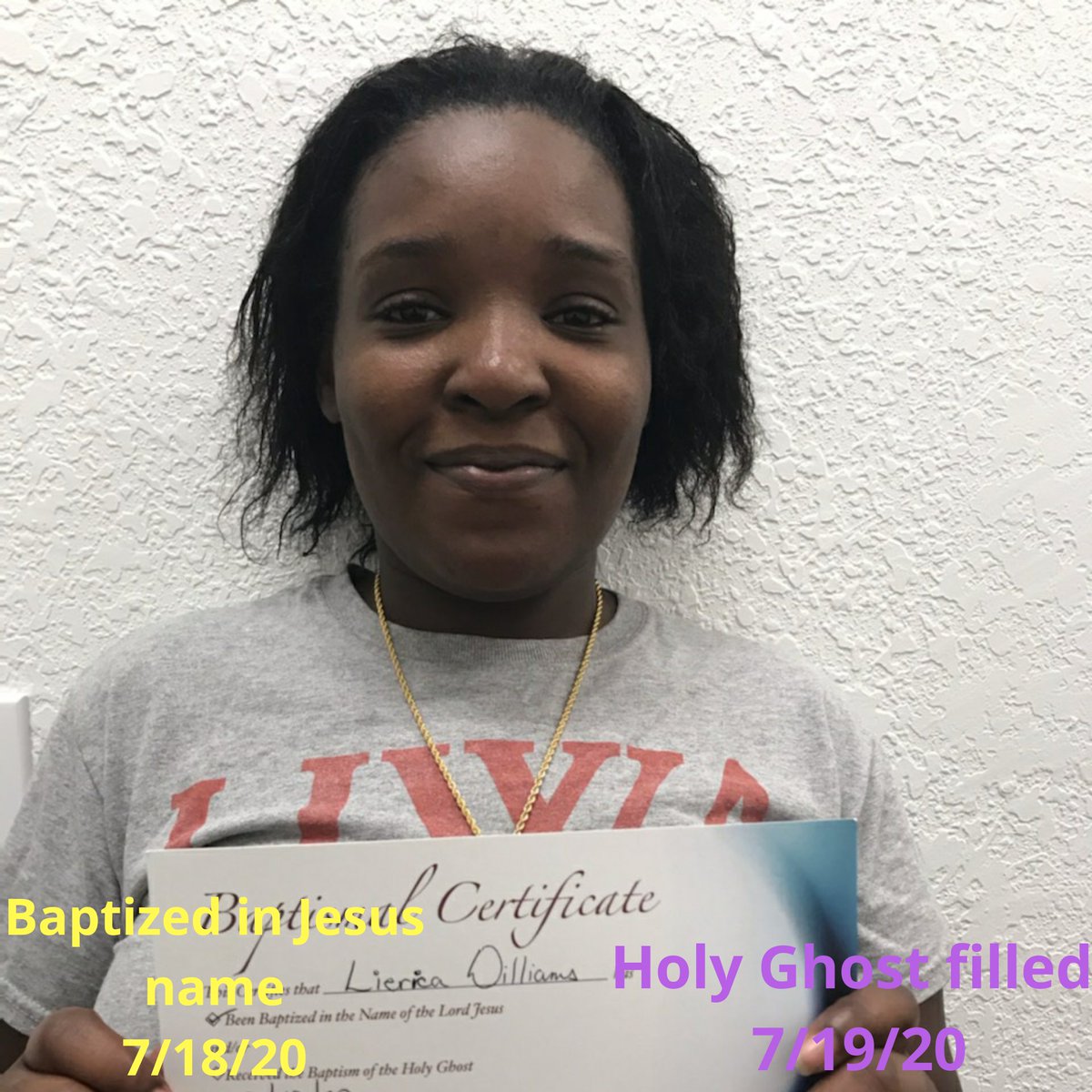 NLTBelleGlade's tweet photo. Evangelism in action!! 3 more souls #baptizeinjesusname!! and 1 filled with the gift of the holy ghost with evidence of speaking in tongues!!! #BeApostolic #soulwinning #NewLifeBelleGlade #baptism #HolyGhostPower #holyghostfilled https://t.co/ObF9vGyiQx