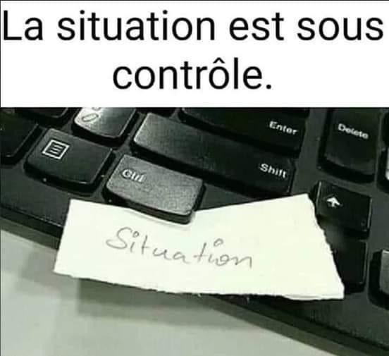 CaseySdk's tweet photo. Do NOT panic ... the “situation” is under control 😏 https://t.co/o8sJQiLHOA
