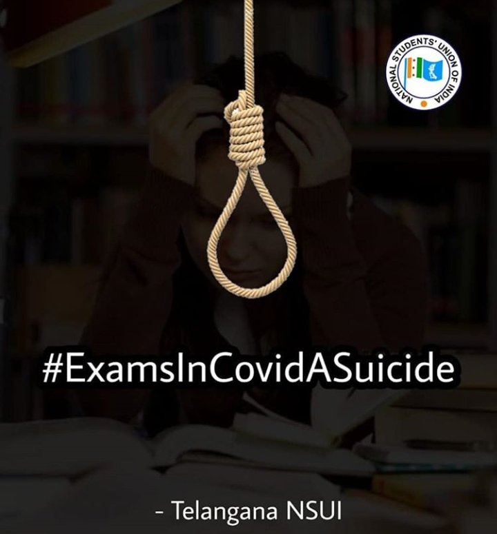 ayila_prashanth's tweet photo. So proud of telangana government risking final year students lives for politics! We are happy to know that we fought for this kind of Telangana!!! Please re think about our lives sir!
#ugc_cancel_exam  #ExamsInCovidAsuicide 
#cancelallexams #NSUI @nsui https://t.co/Tlo8KWf0NO