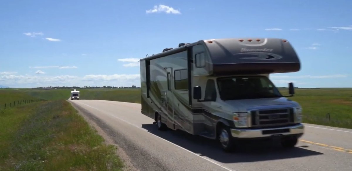 LukaszukAB's tweet photo. .@jkenney Remember Kenney’s July RV camping tour of Southern Alberta? It didn’t happen. UCP staffers disillusioned. RV driven by a driver, used as a photo &amp; media prop only. Kenney chauffeured by car and slept in hotels each night. Can’t even do that honestly... #AbLeg #cdnpoli https://t.co/5HLamPW1FH