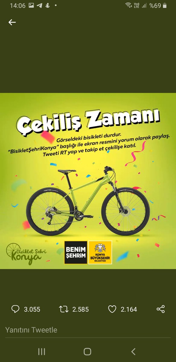 #Bisikletsehrikonya <a href="/u_ibrahim_altay/">Uğur İbrahim Altay</a>