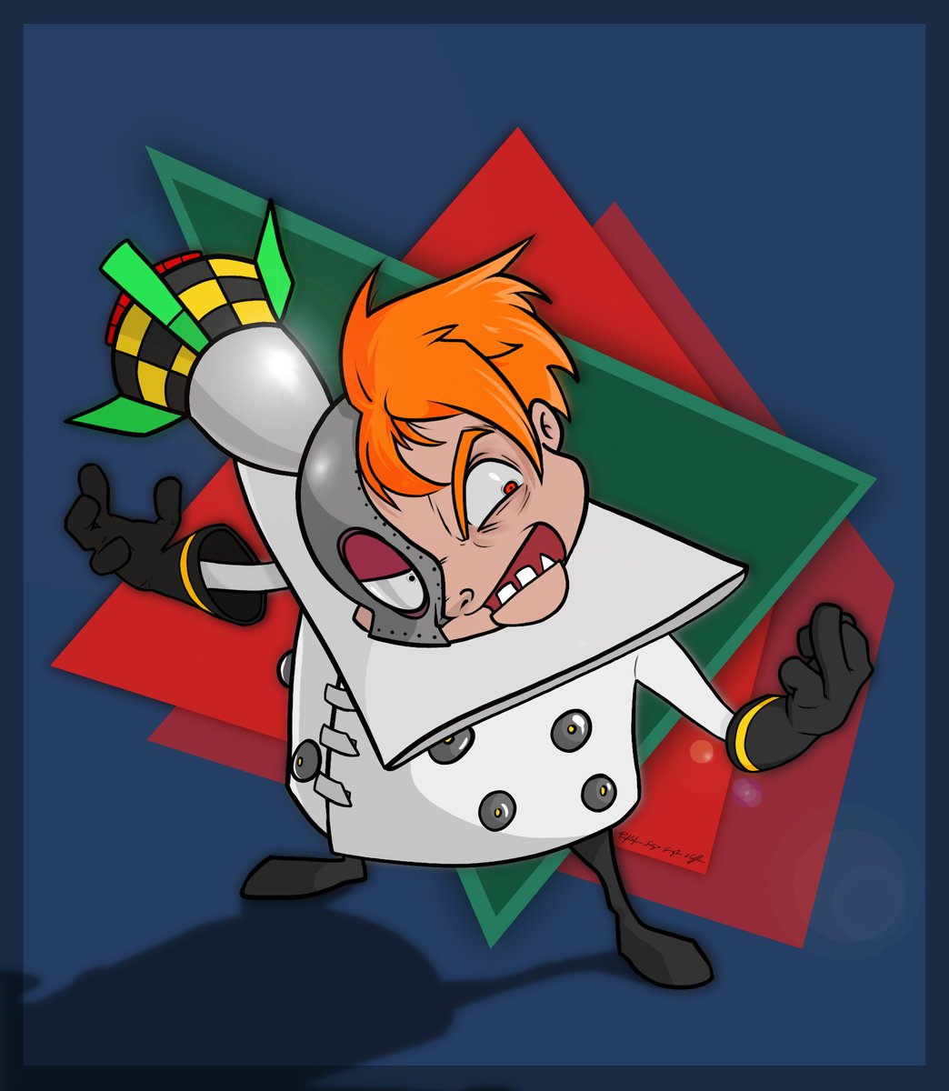 Pocket_Villain's tweet photo. I'm a l i v e! Just too busy playing Crash Bandicoot and drowning myself in nostalgia. Enjoy my favorite boi flipping off the competition. 

Dr. N. Gin ♡
#CrashBandicoot #TeamCortex https://t.co/HpdxlYLknF