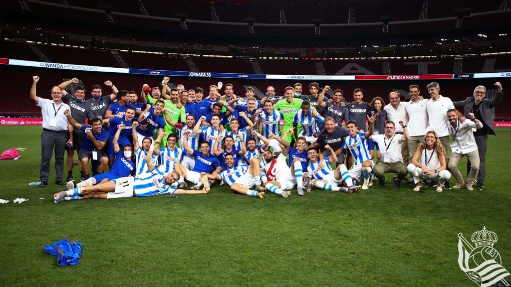 RealSociedad's tweet photo. REALA!!!!! 🇪🇺

#AurreraReala #YoNoTengoSegundoEquipo https://t.co/CCkYfQ2nMB