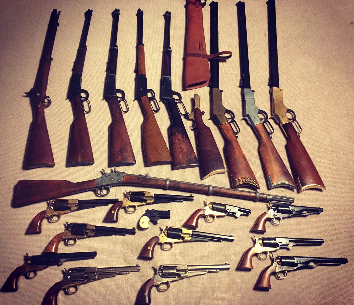 FITHproductions's tweet photo. Some more new arrivals blank firing pistols, rifles for "Lone Creek" our dark western film. @nealynealy @darkfablerich @katesfxmakeup @wayne.reay @christopher_mulvin #actors #film #director #filmdirector #indiefilm #lonecreekfilm #movie #films #supportindiefilm #realfilmmakers https://t.co/gOLpI4WtJR