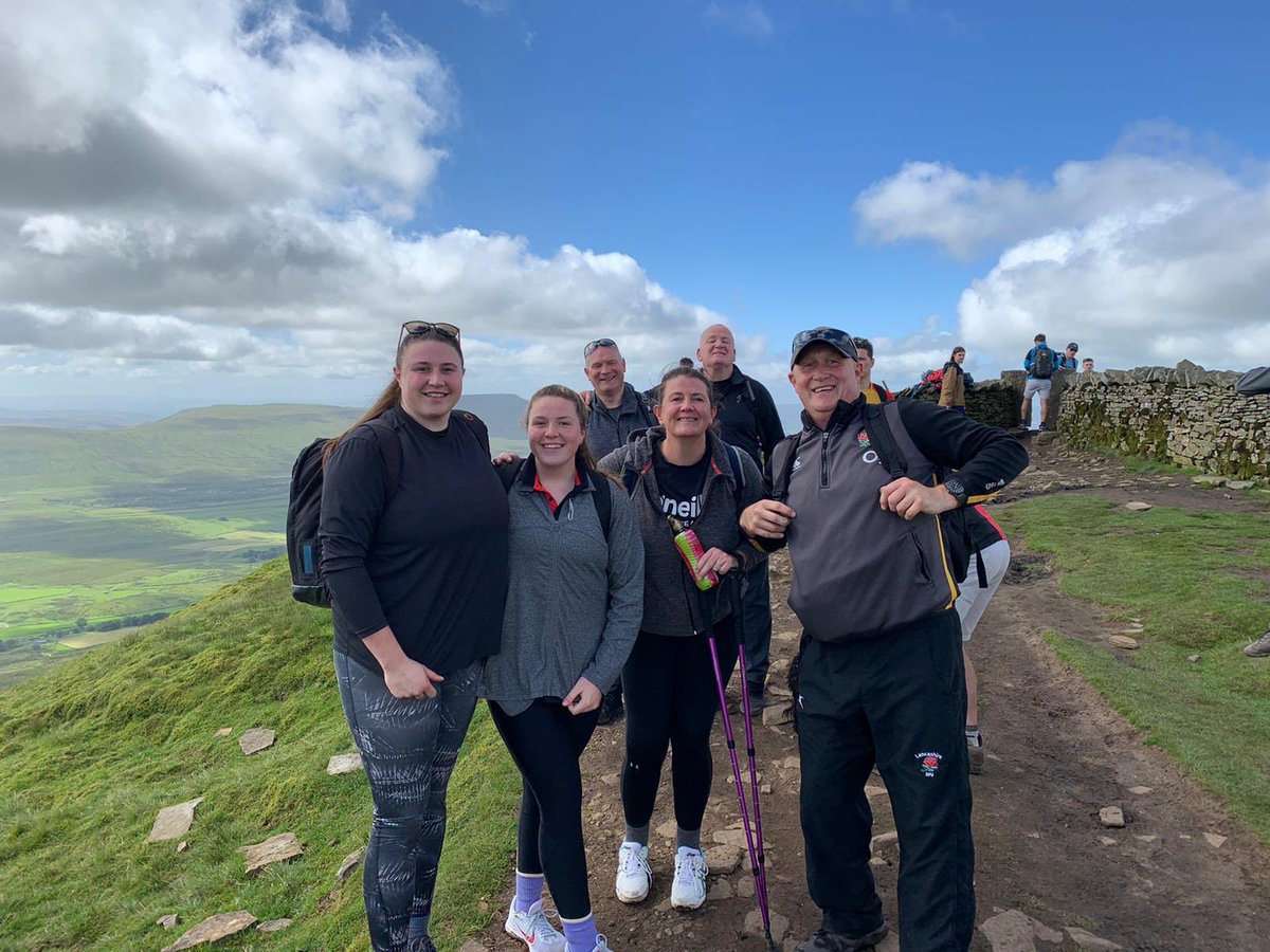 #TheEllisExpedition | Today we walked the Yorkshire Three Peaks, Whernside (736m) 2415ft, Ingleborough (723m) 2372ft &amp; Pen-y-Ghent (694m) 2277ft.

⛰ Well done everyone!