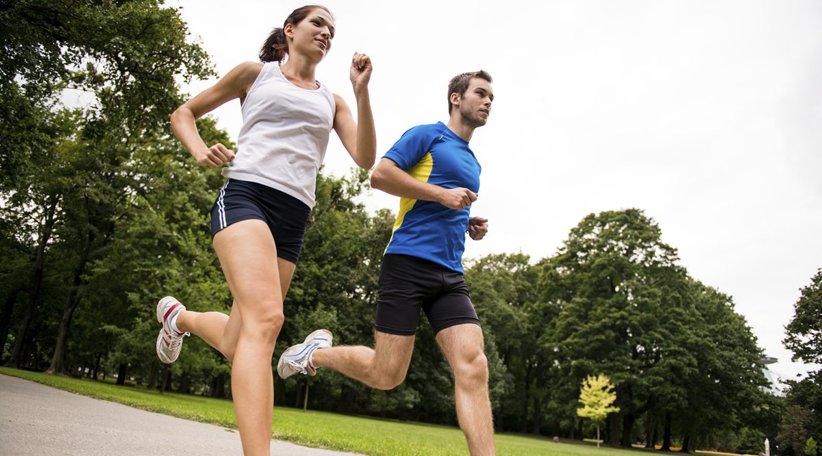 LMillsFitness's tweet photo. No need to run a marathon - take your jogging easy, and concentrate on getting your heart rate up and improving on your previous best. https://t.co/b6NpRRo19b