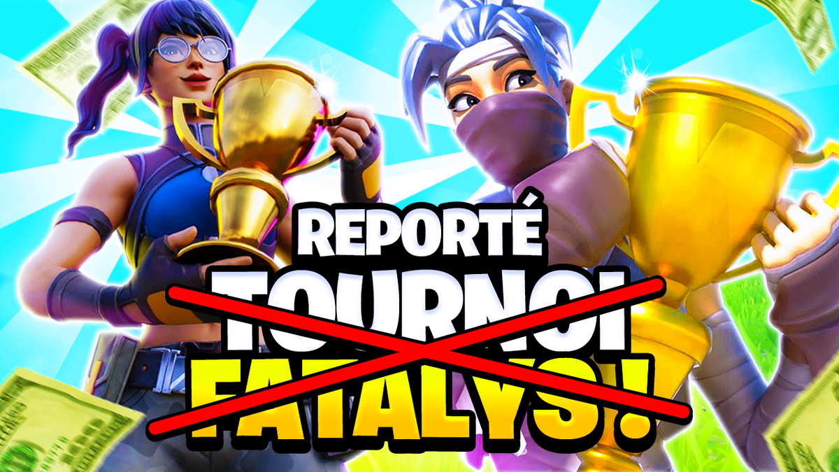 TFatalys's tweet photo. Suite à une récente information qui nous a été transmise, nous sommes dans l’obligation de reporter la Fatalys Cup dû au fait que la FNCS de fortnite à lieu au même moment.

Nous travaillons sur une solution et nous vous tiendrons informés rapidement sur une prochaine date. https://t.co/rltK6j6cLa