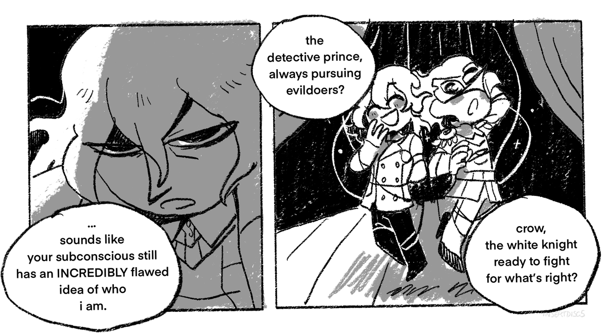 [persona 5] if IM justice and YOURE justice then whos driving the monamobile [1/2] 